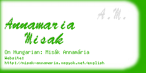 annamaria misak business card