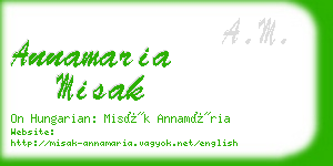 annamaria misak business card